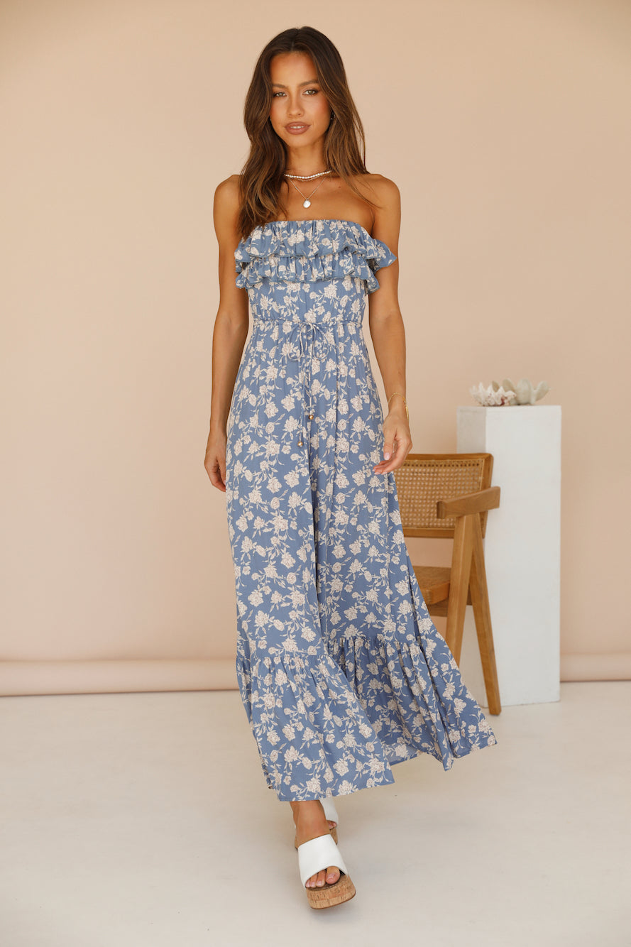 Count To Ten Jumpsuit Blue-Roy Dress
