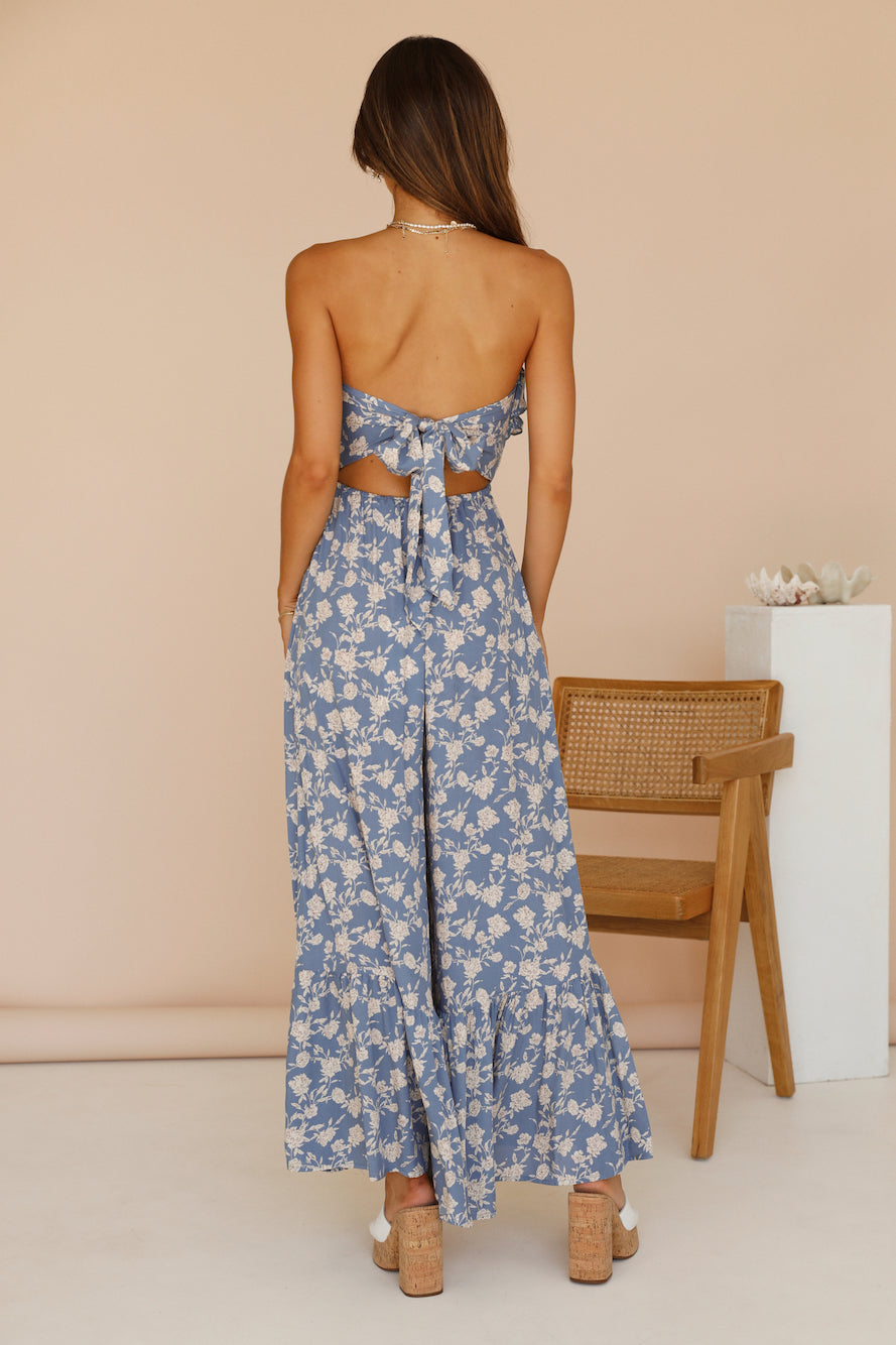 Count To Ten Jumpsuit Blue-Roy Dress