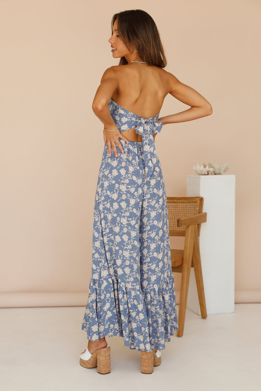 Count To Ten Jumpsuit Blue-Roy Dress