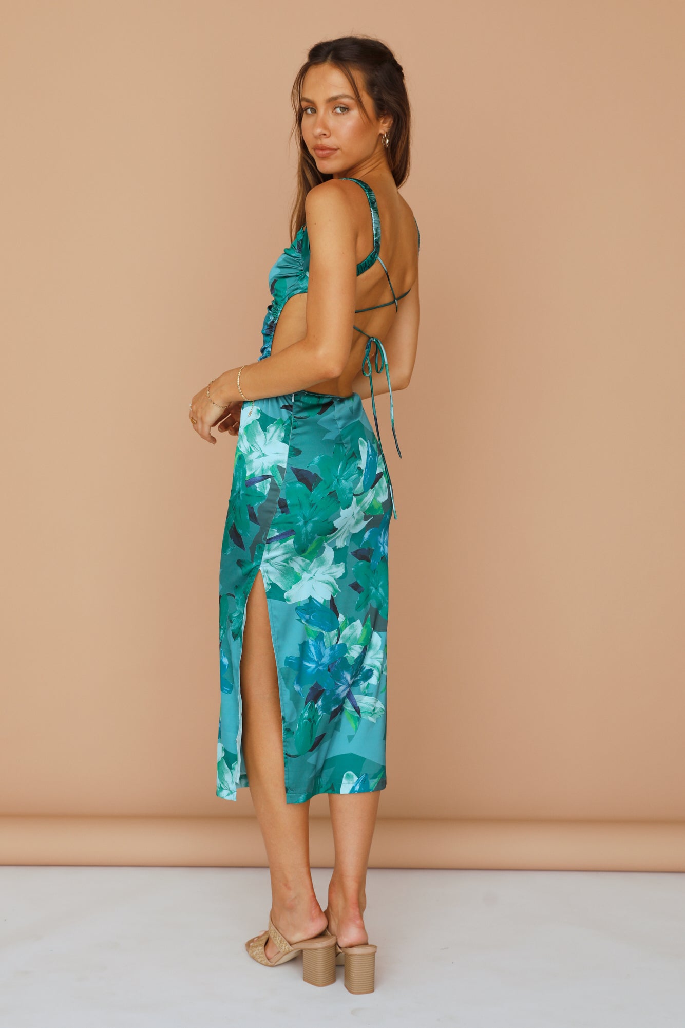 Aloe Relief Maxi Dress-Roy Dress