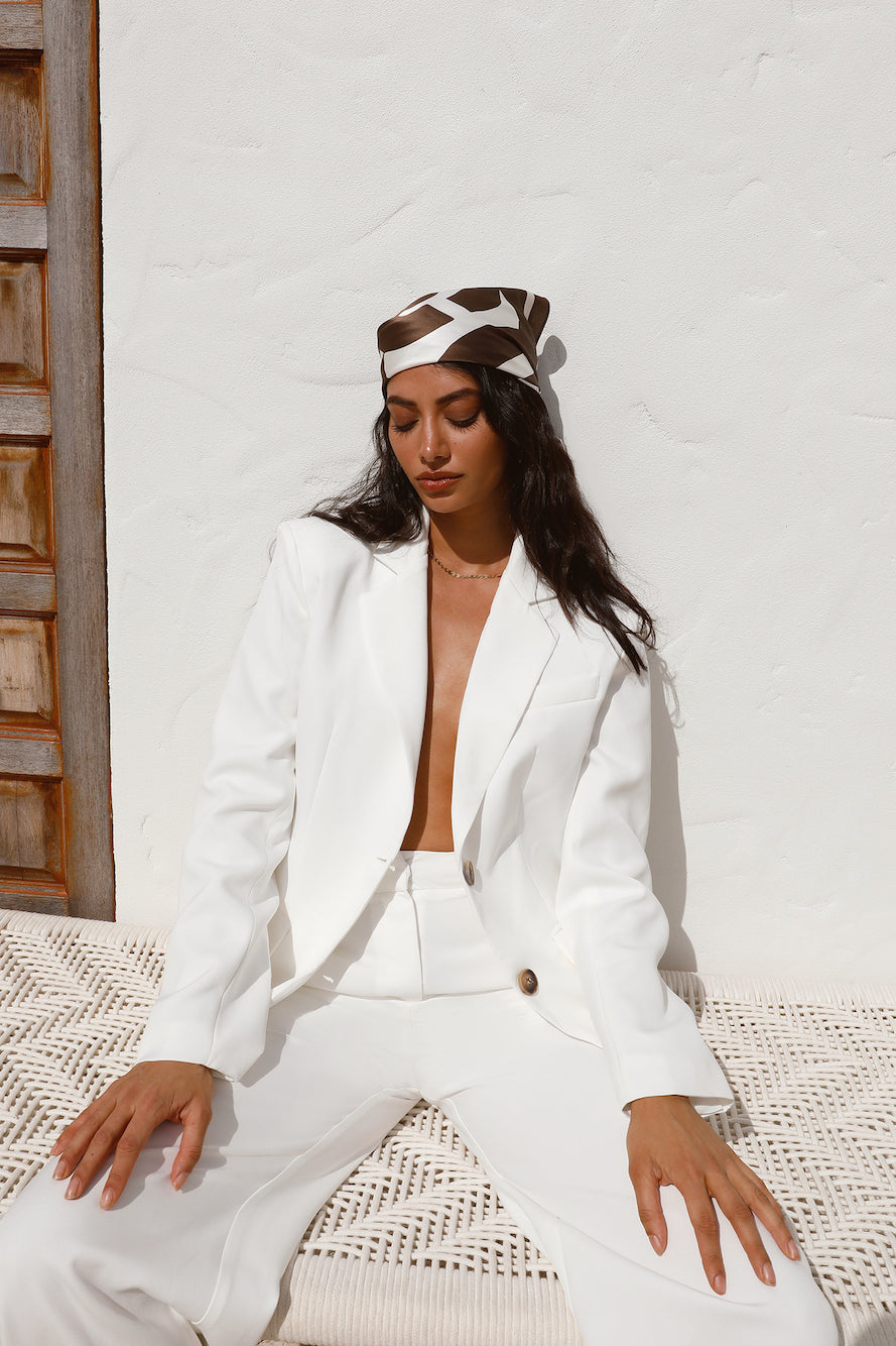 SNDYS Axel Blazer White-Roy Dress