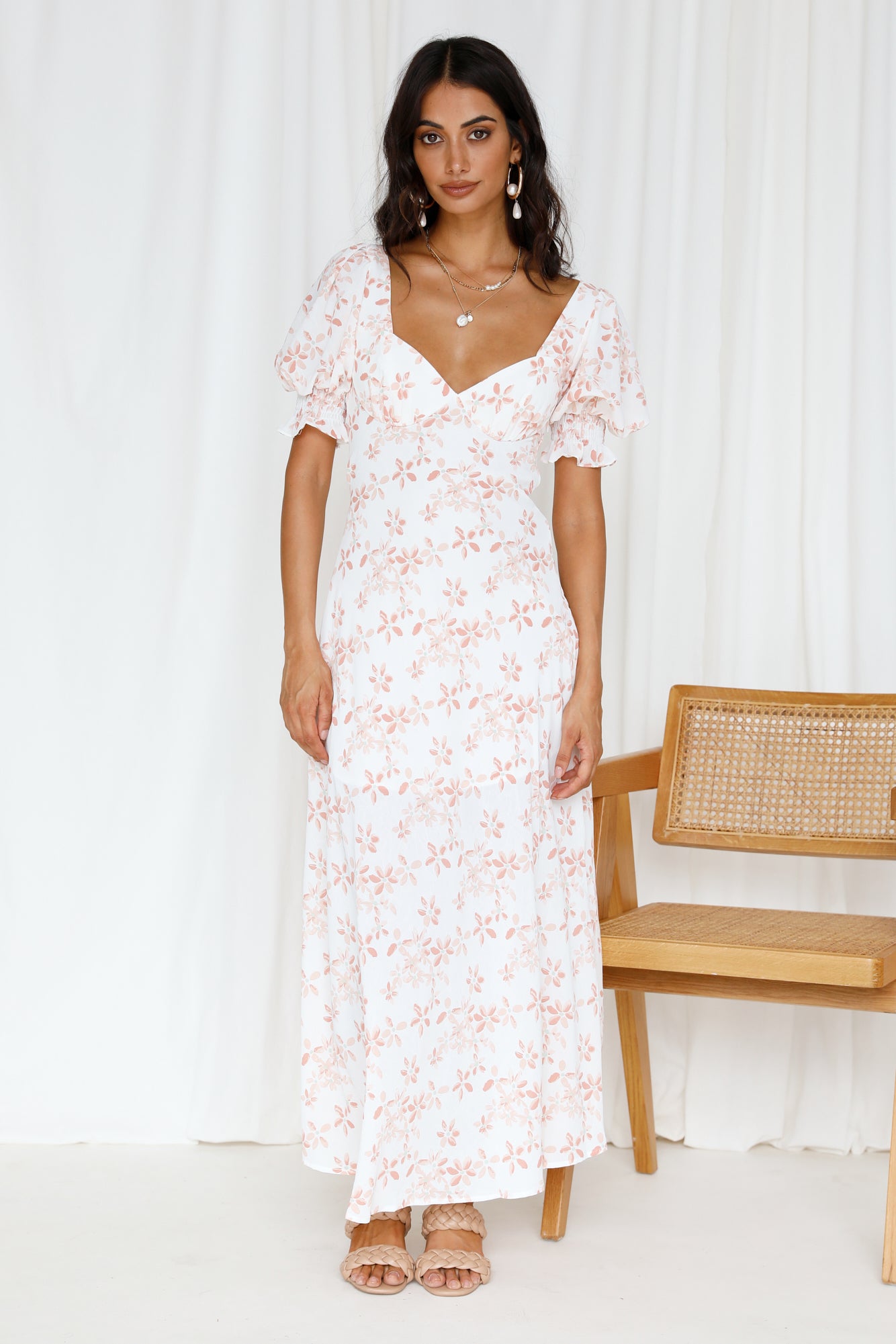 Everything In Spring Maxi Dress Floral-Roy Dress
