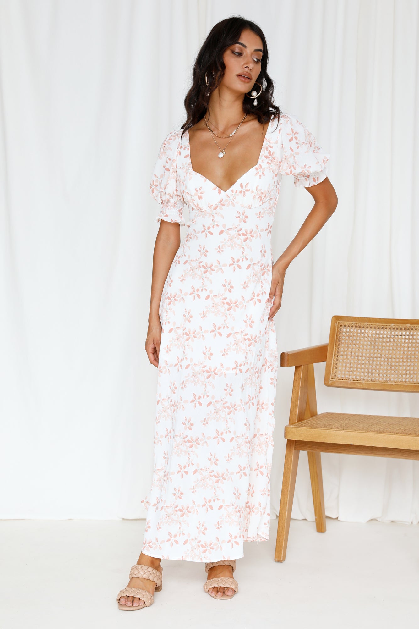 Everything In Spring Maxi Dress Floral-Roy Dress