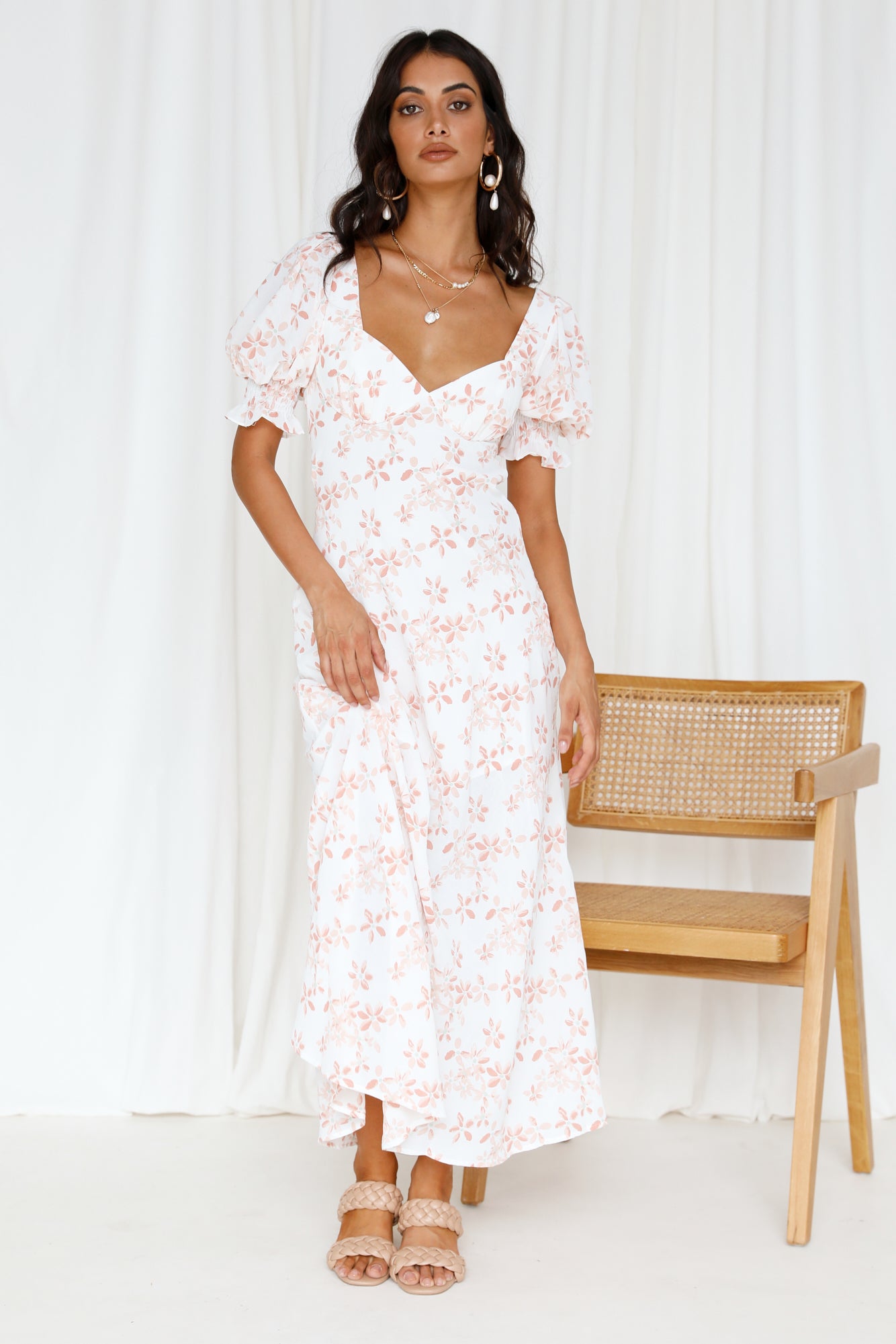 Everything In Spring Maxi Dress Floral-Roy Dress