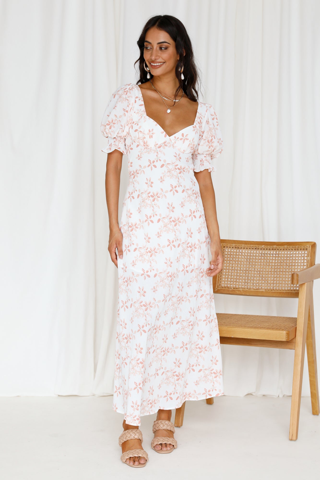 Everything In Spring Maxi Dress Floral-Roy Dress