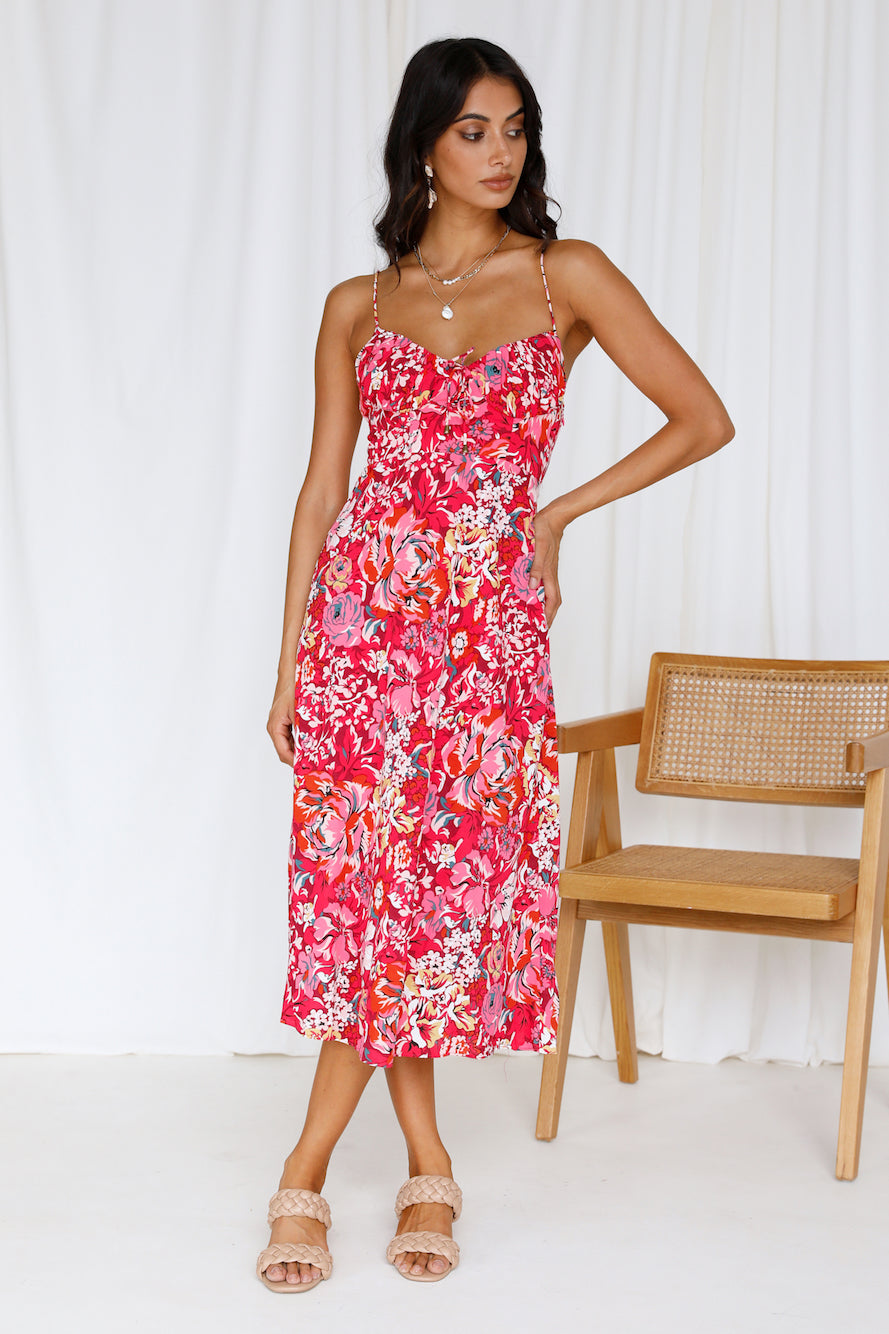 Avalon Maxi Dress Red-Roy Dress