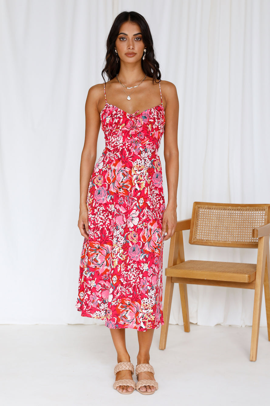 Avalon Maxi Dress Red-Roy Dress