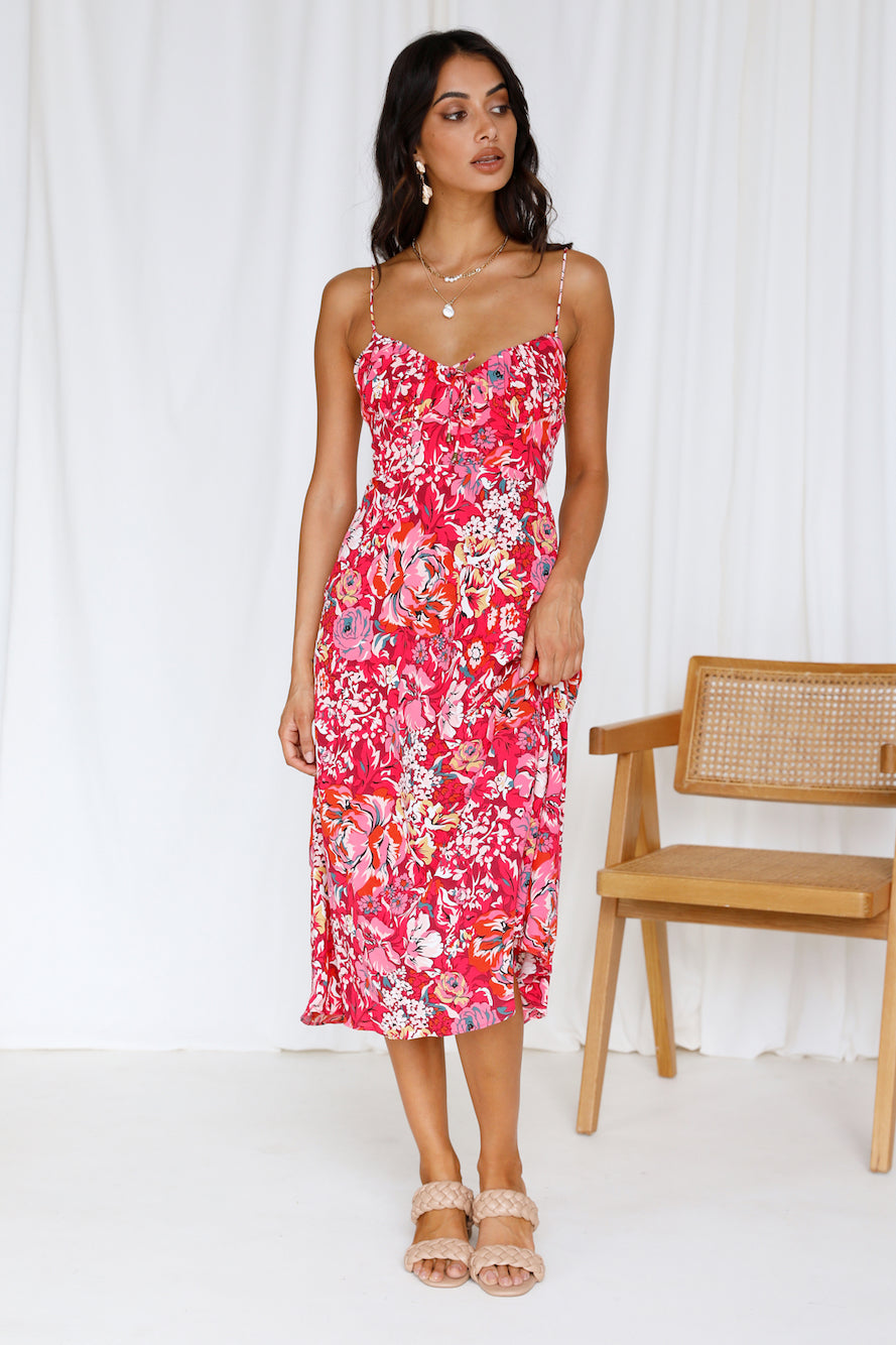 Avalon Maxi Dress Red-Roy Dress