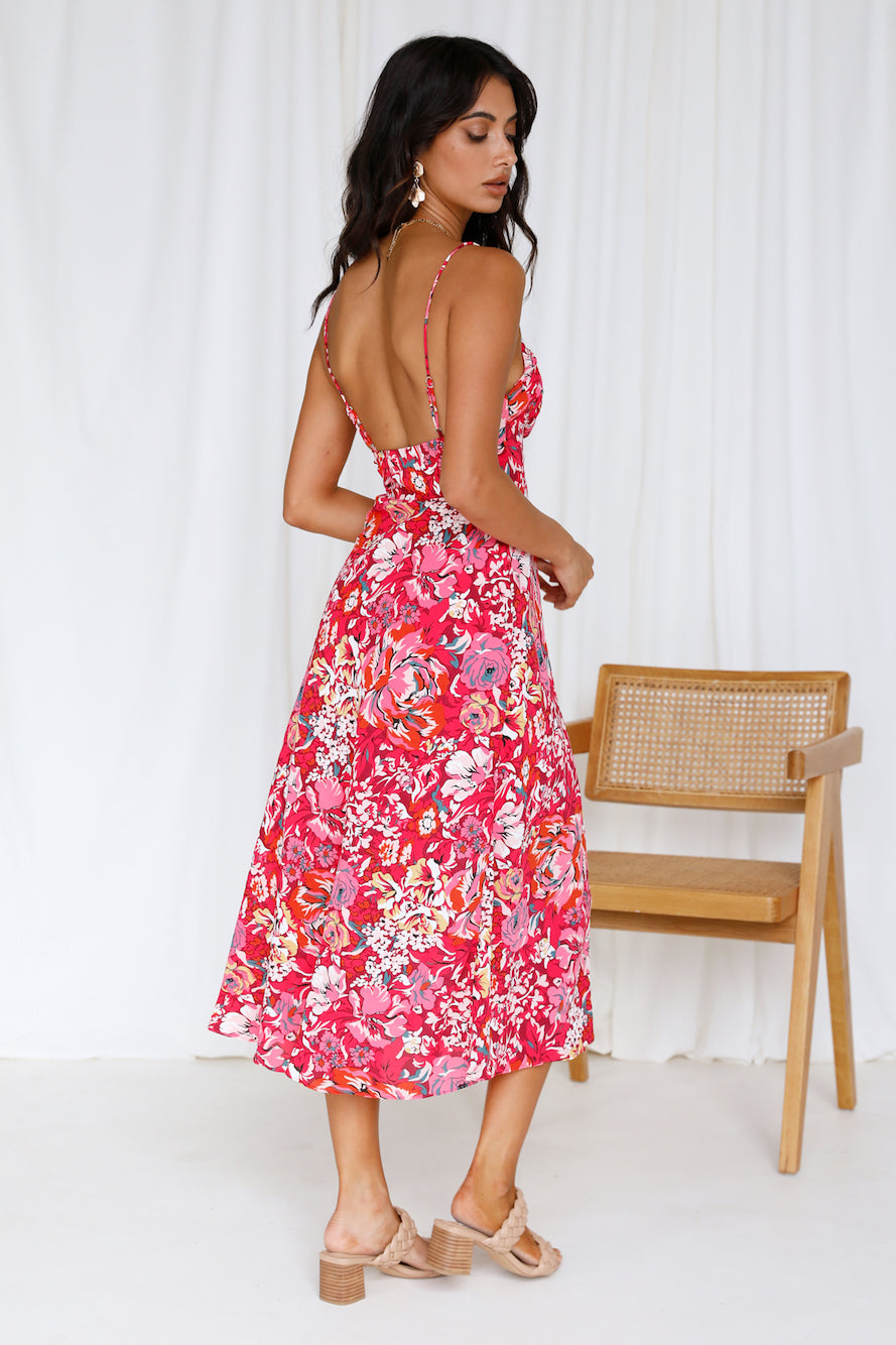 Avalon Maxi Dress Red-Roy Dress