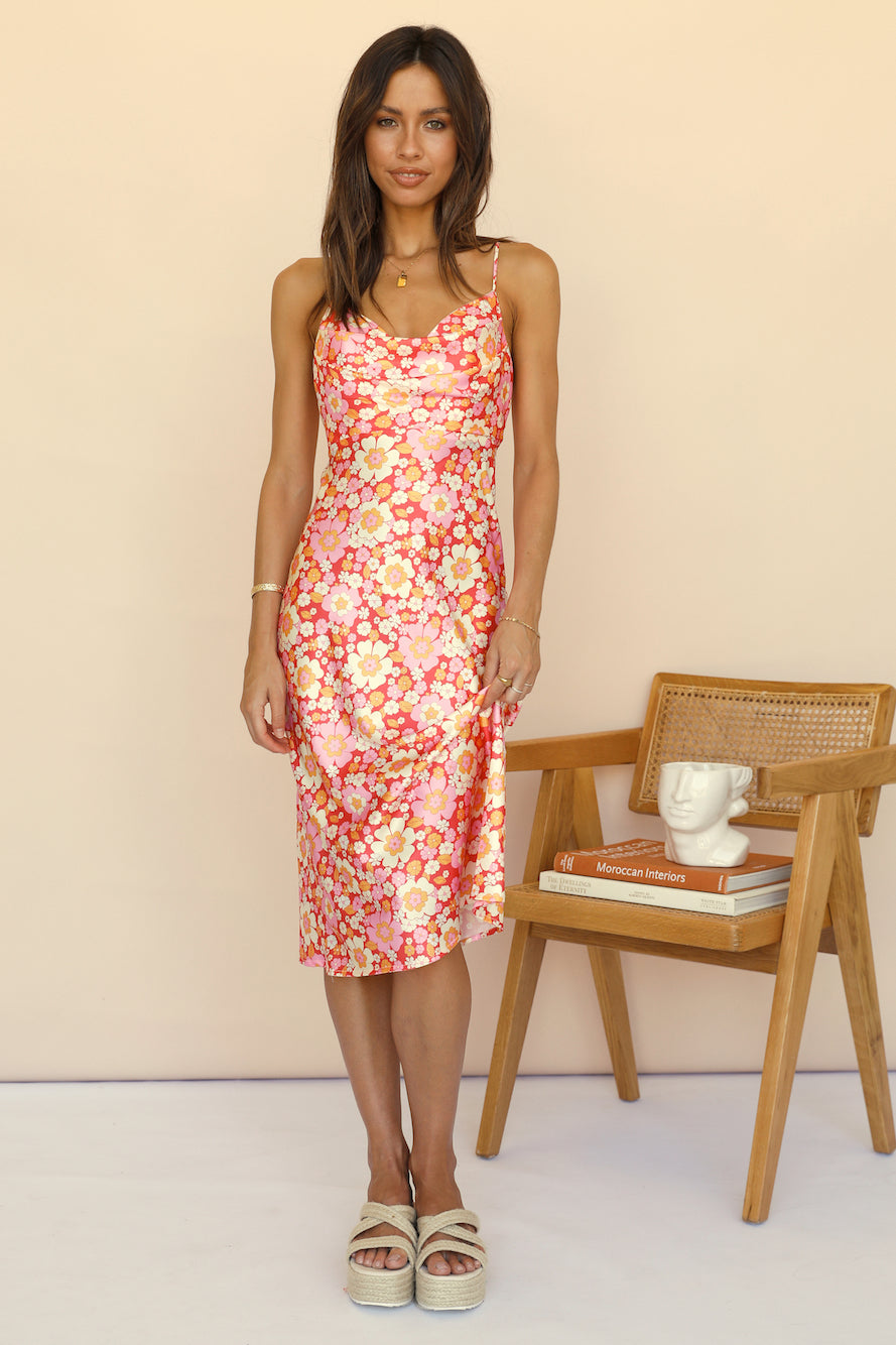 Arcaea Midi Dress-Roy Dress