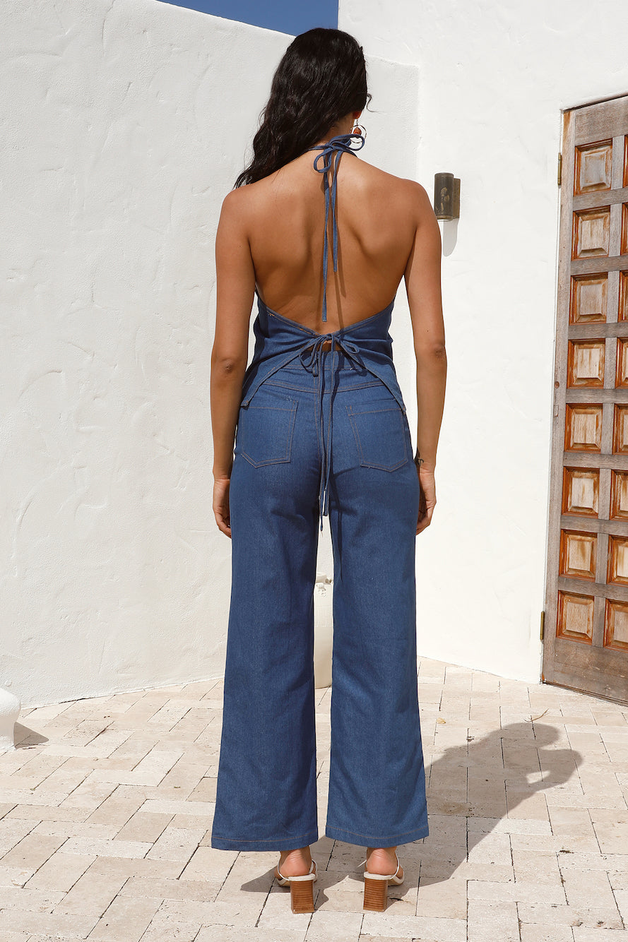 For Everything Pants Denim-Roy Dress