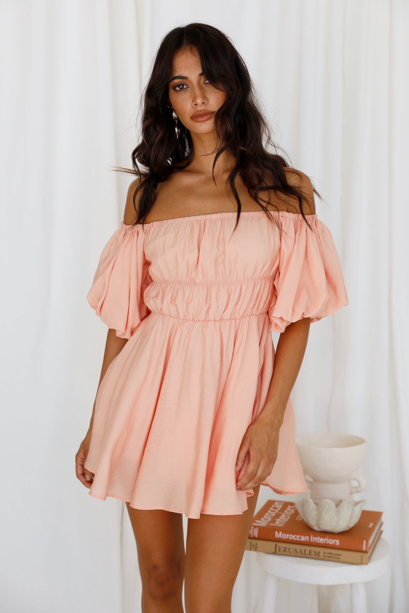 Berry Hearts Dress Orange-Roy Dress