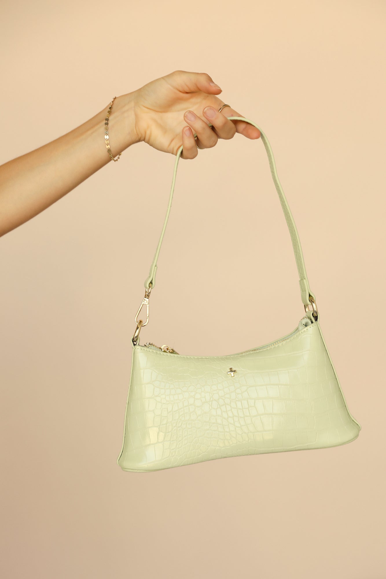 PETA + JAIN Danni Bag Avocado Croc-Roy Dress