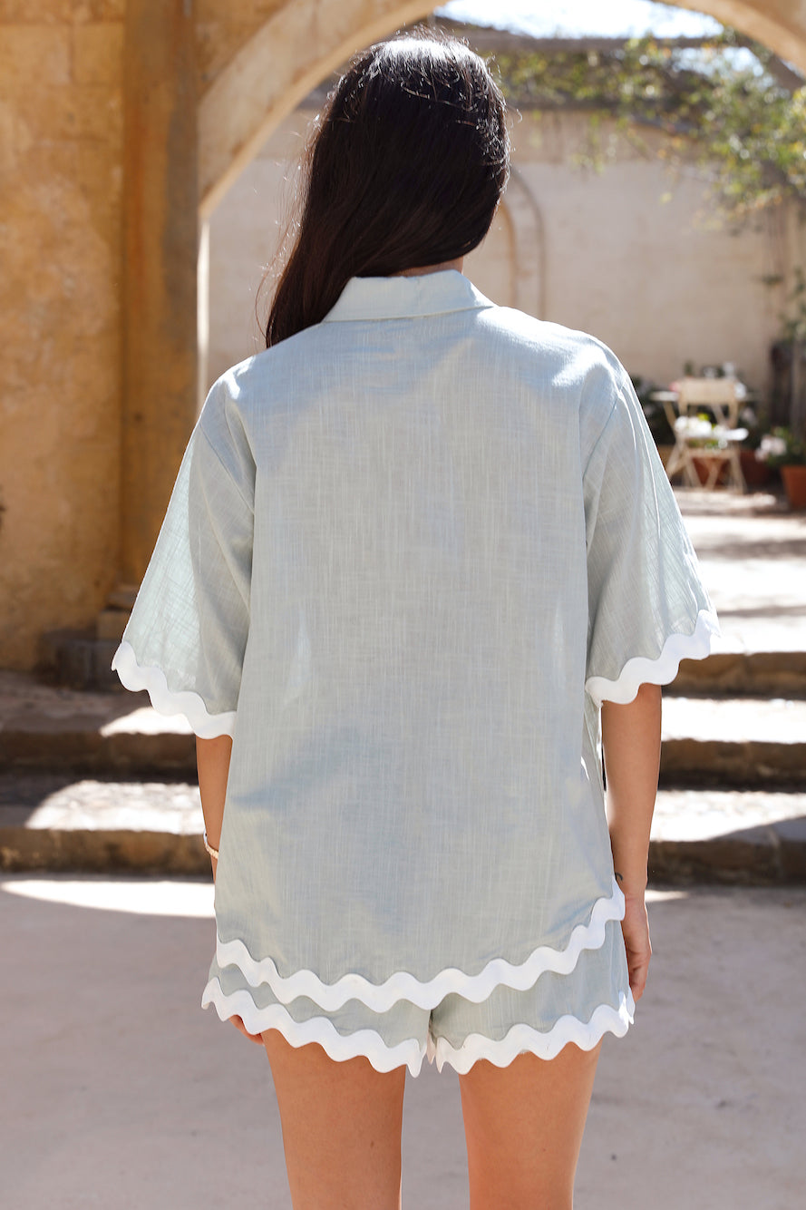 Art On The Ocean Set Sage-Roy Dress