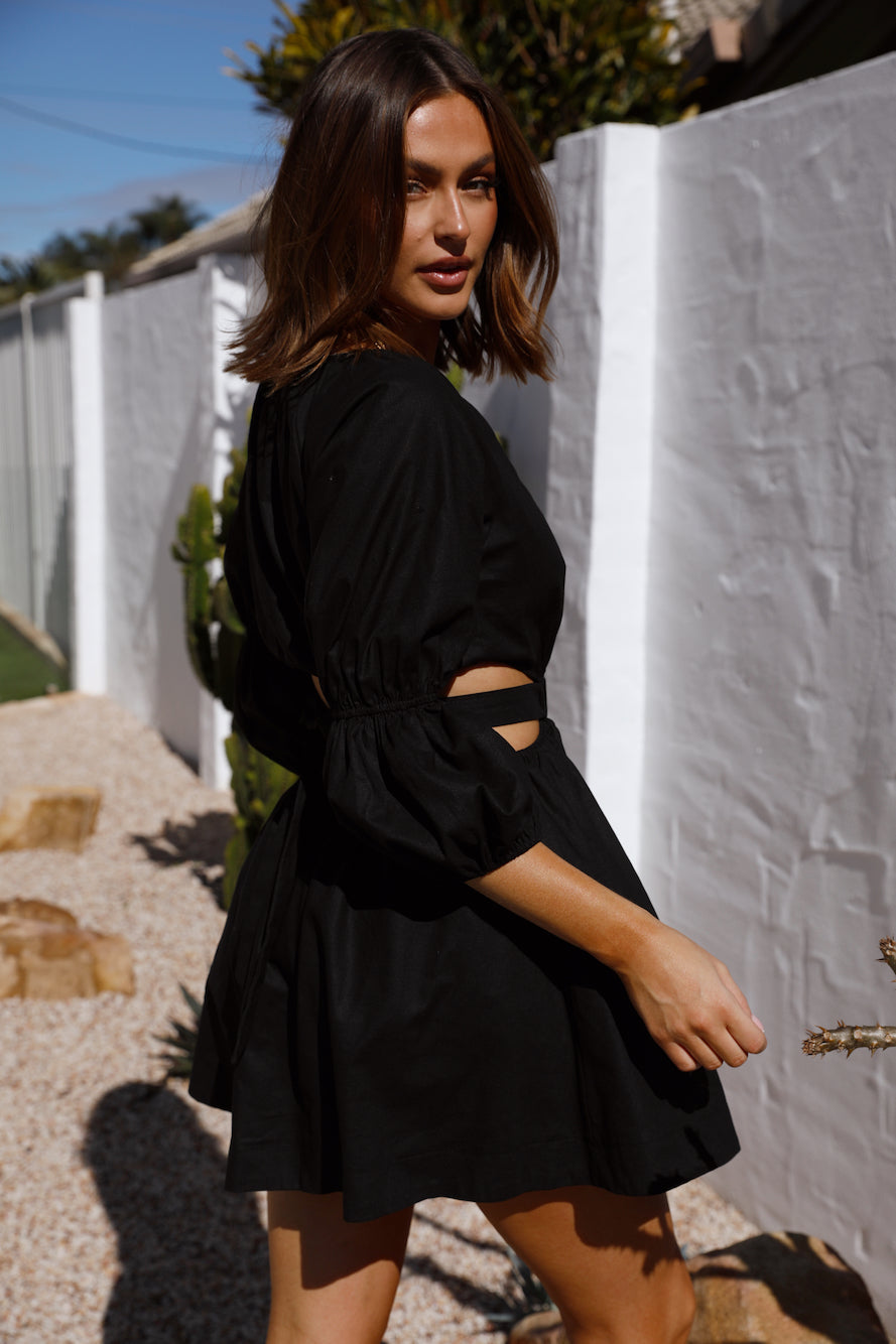 Janine Dress Black-Roy Dress