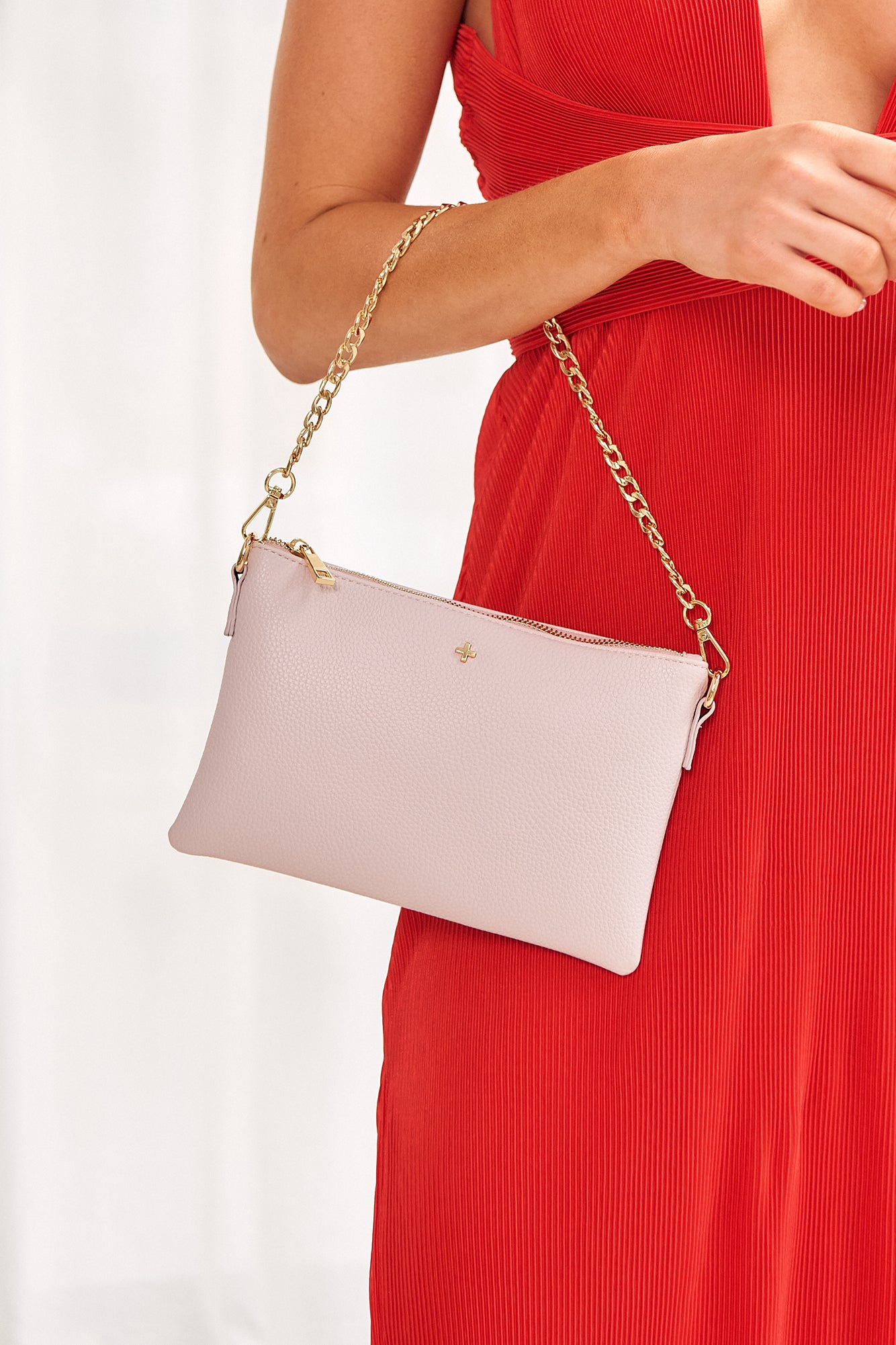 PETA + JAIN Quincy Bag Nude Pebble-Roy Dress