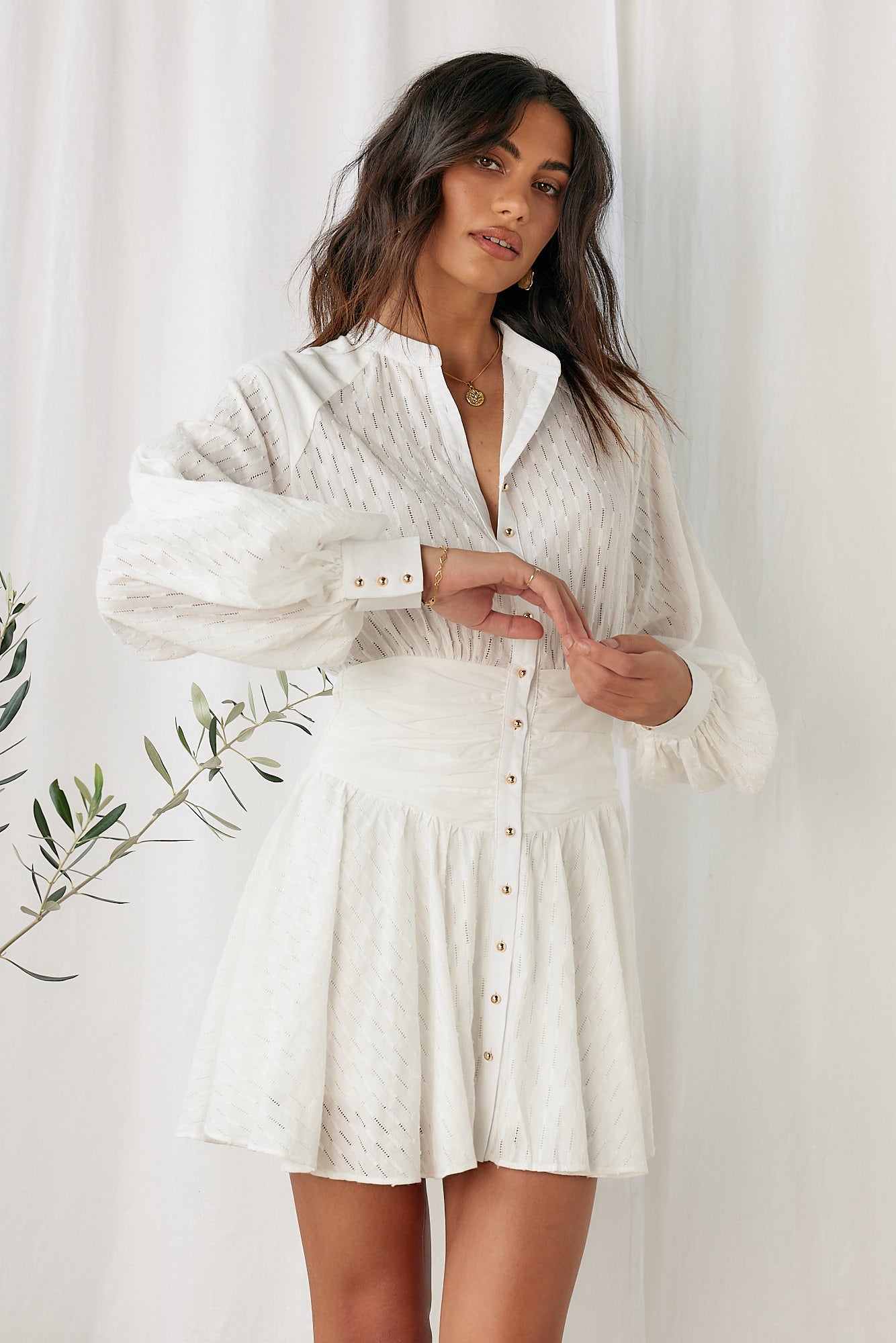 Hall Of Fame Dress White-Roy Dress