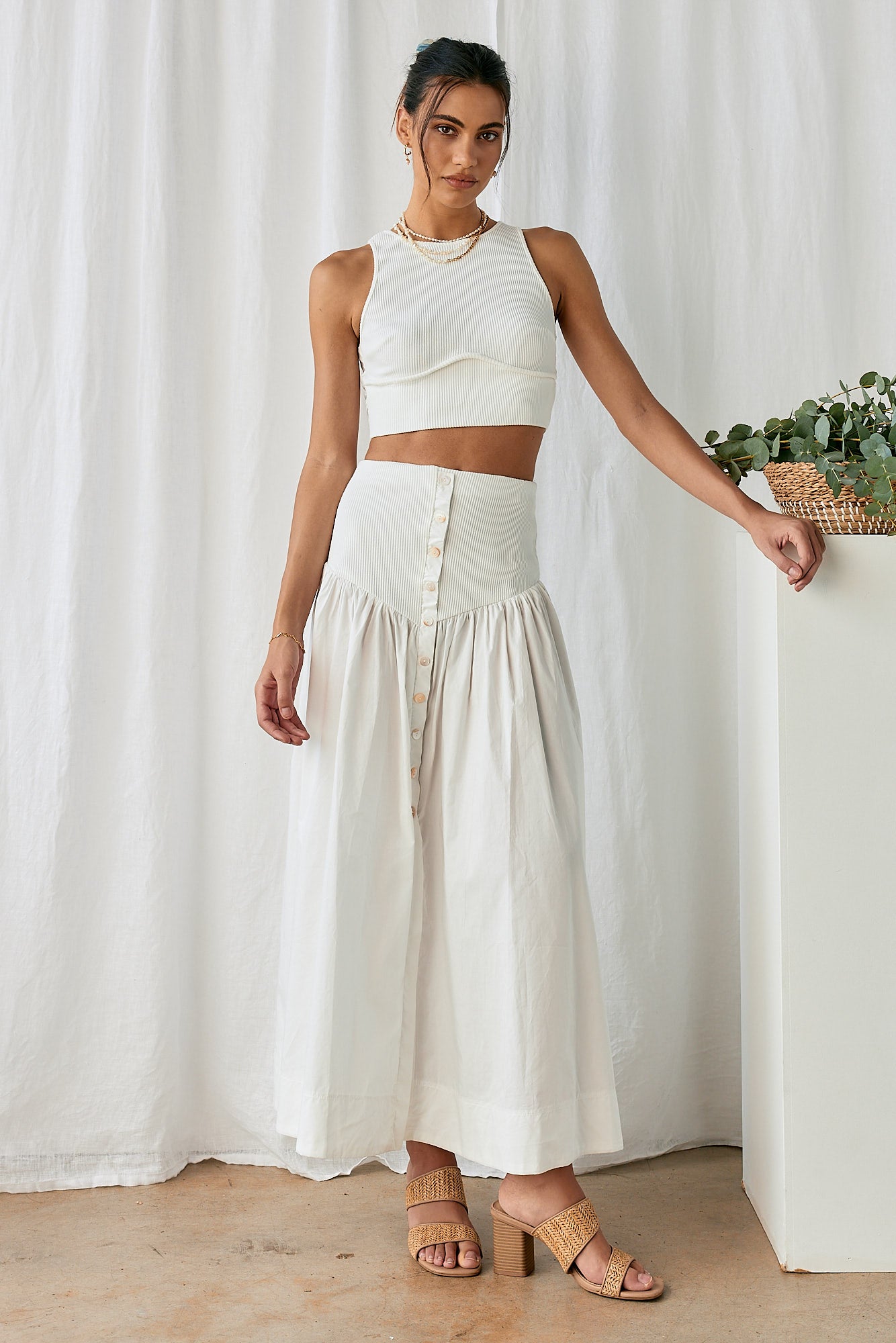 See The Signs Set White-Roy Dress