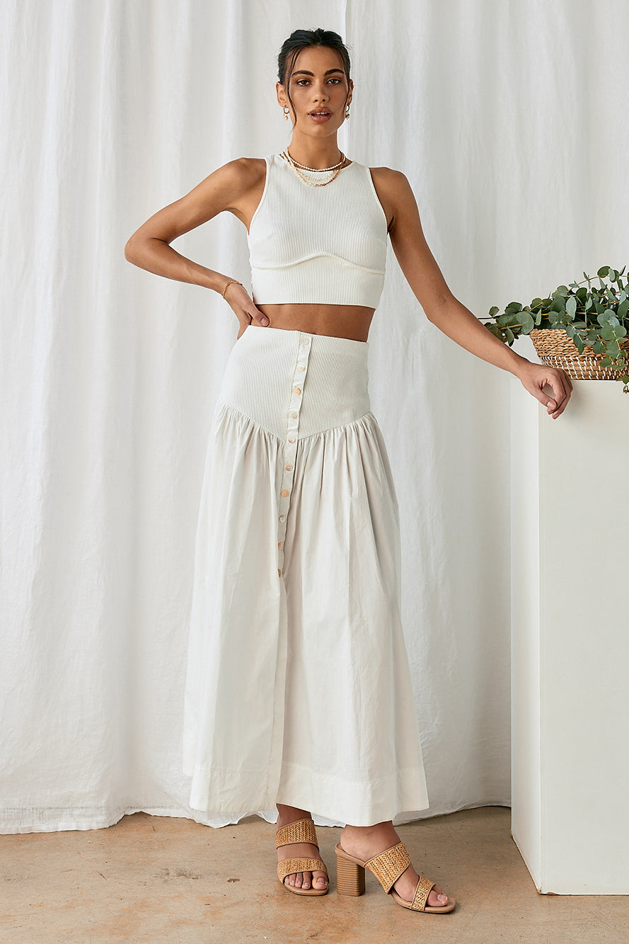 See The Signs Set White-Roy Dress