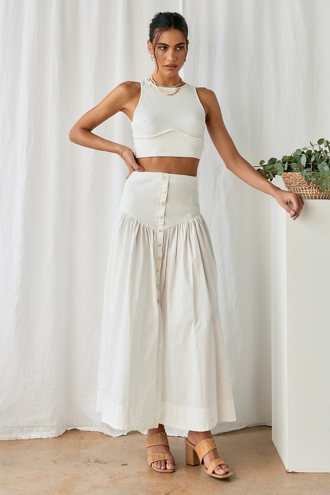 See The Signs Set White-Roy Dress