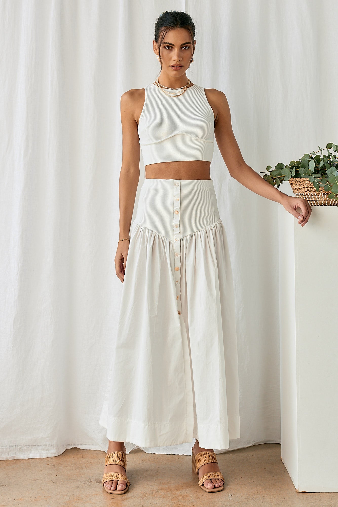 See The Signs Set White-Roy Dress