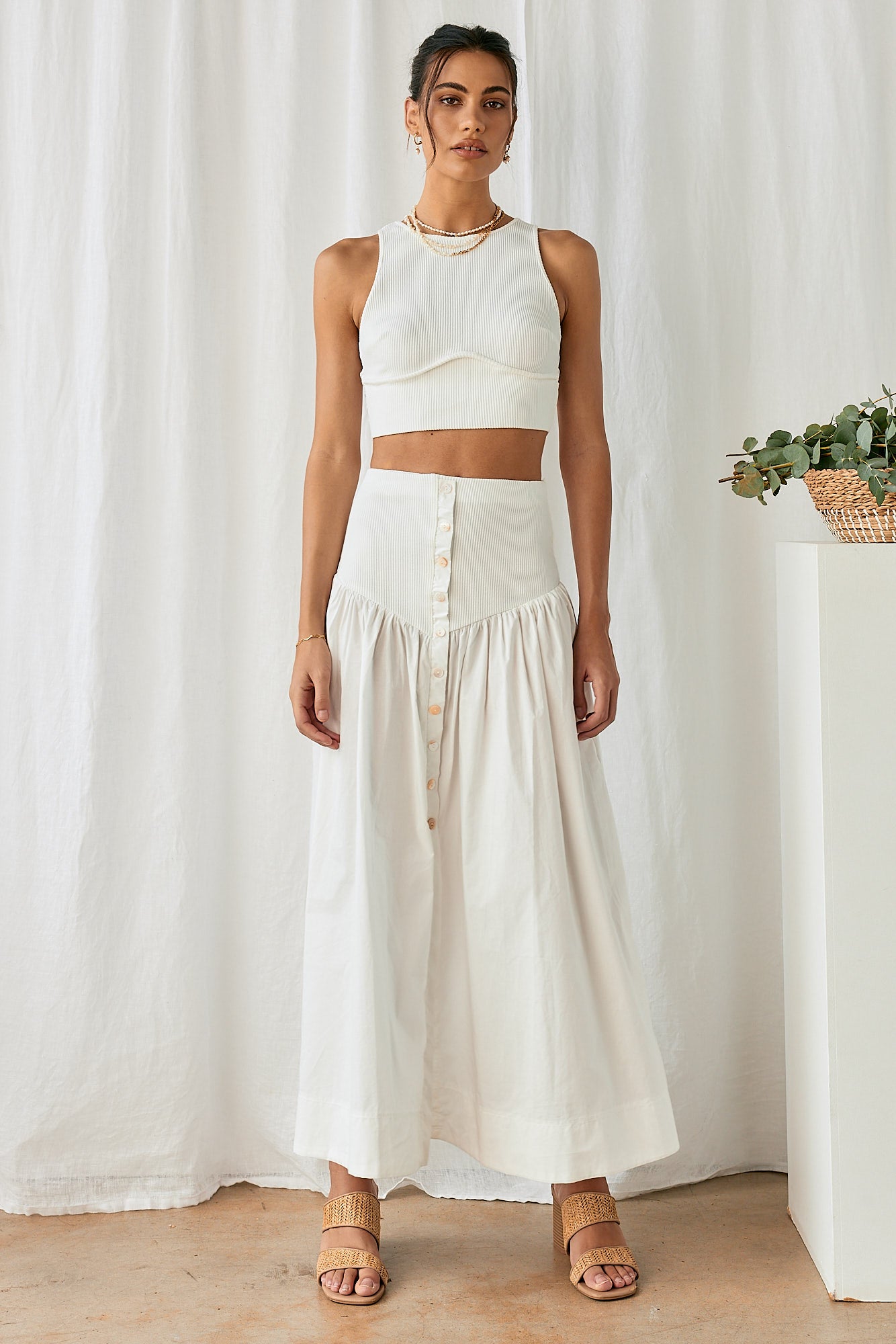 See The Signs Set White-Roy Dress