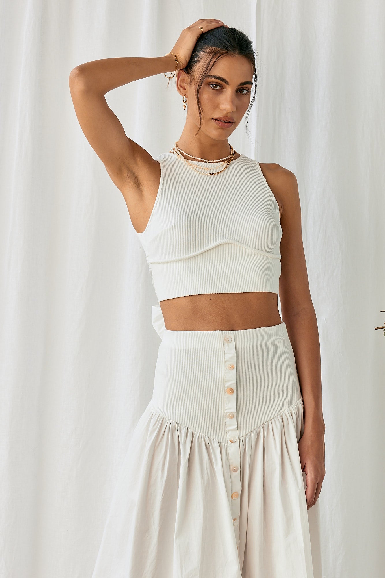 See The Signs Set White-Roy Dress