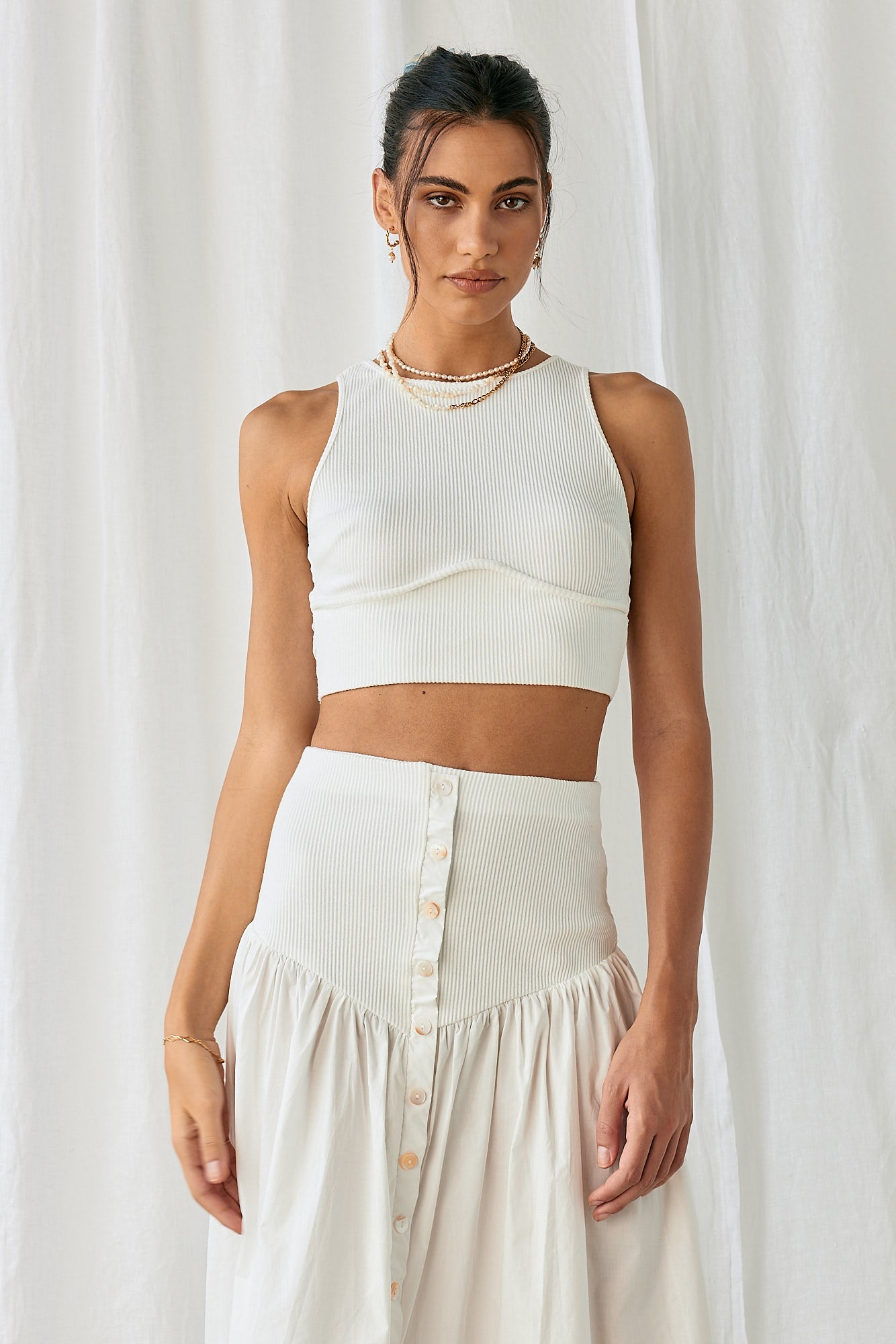 See The Signs Set White-Roy Dress