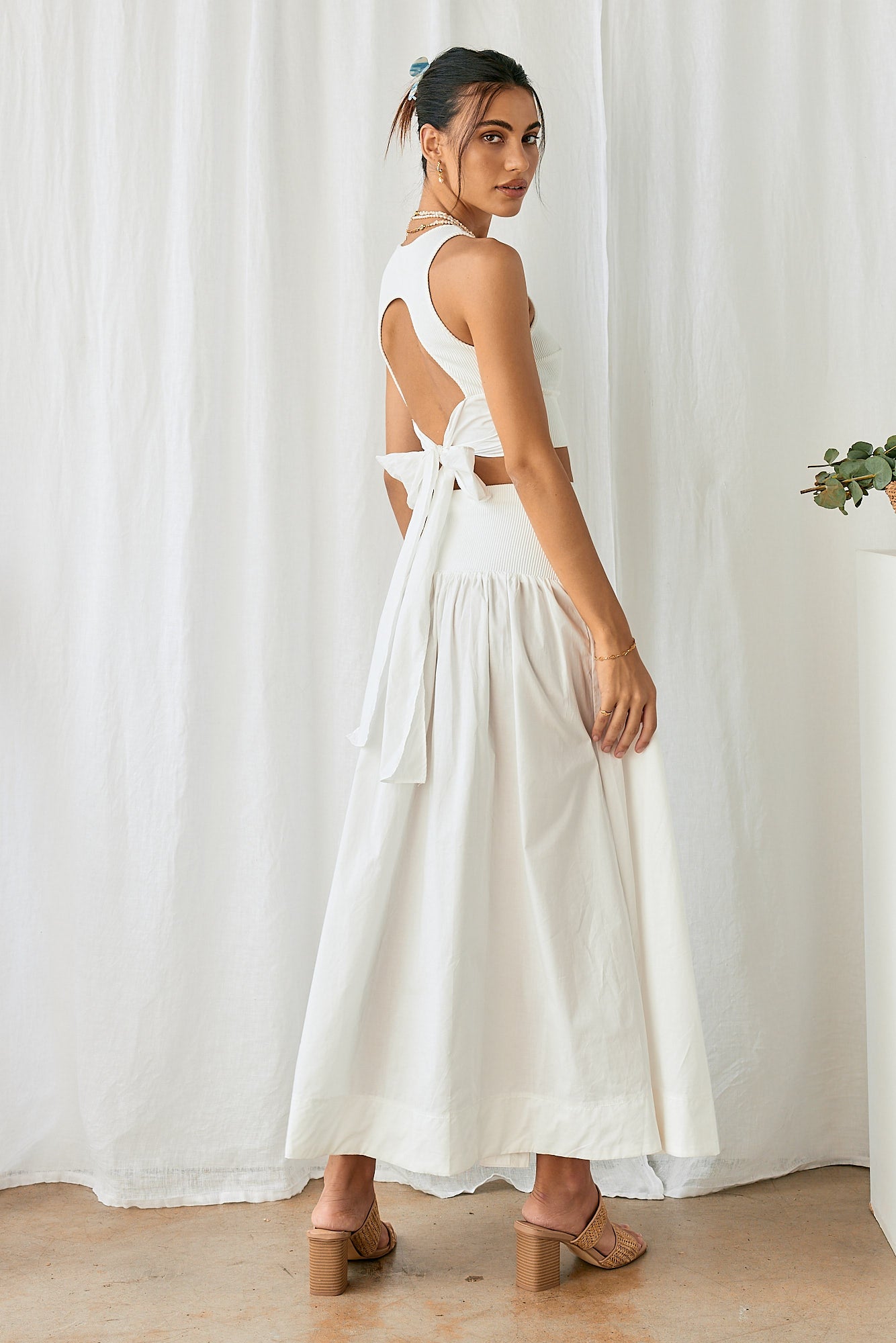 See The Signs Set White-Roy Dress