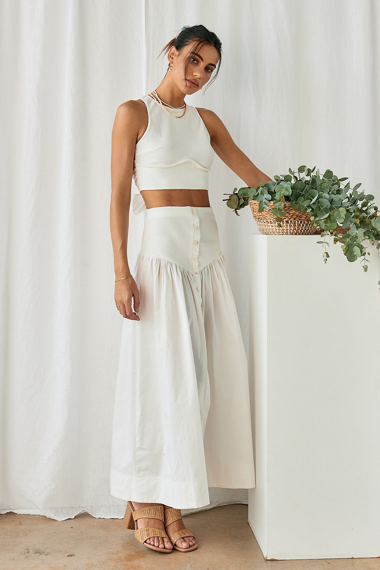 See The Signs Set White-Roy Dress