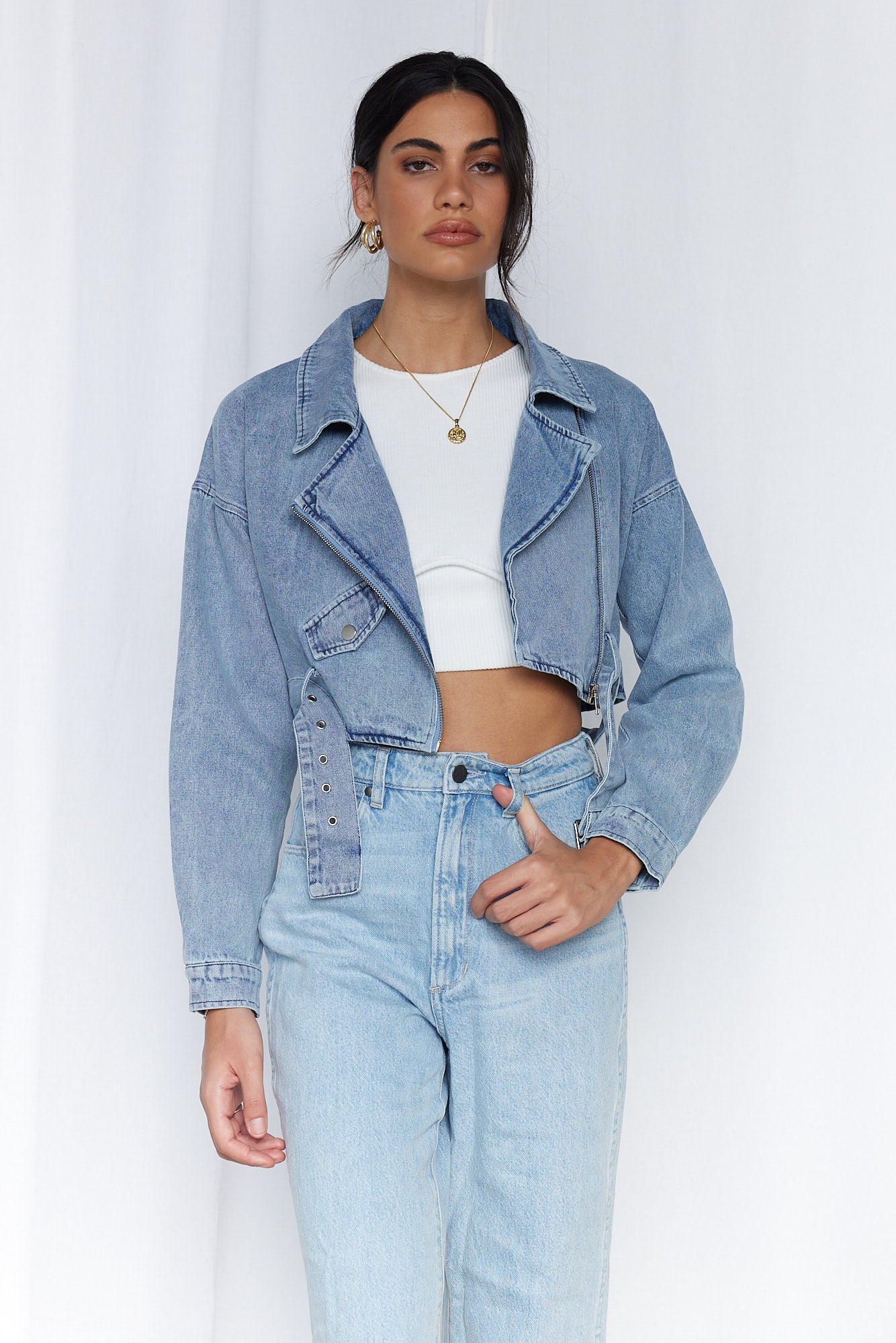 Arena Jacket Blue Denim-Roy Dress