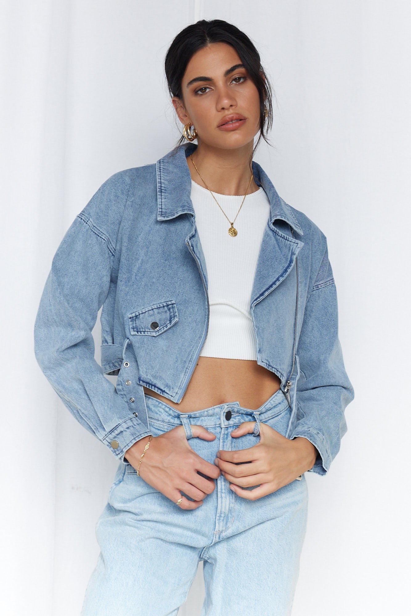 Arena Jacket Blue Denim-Roy Dress