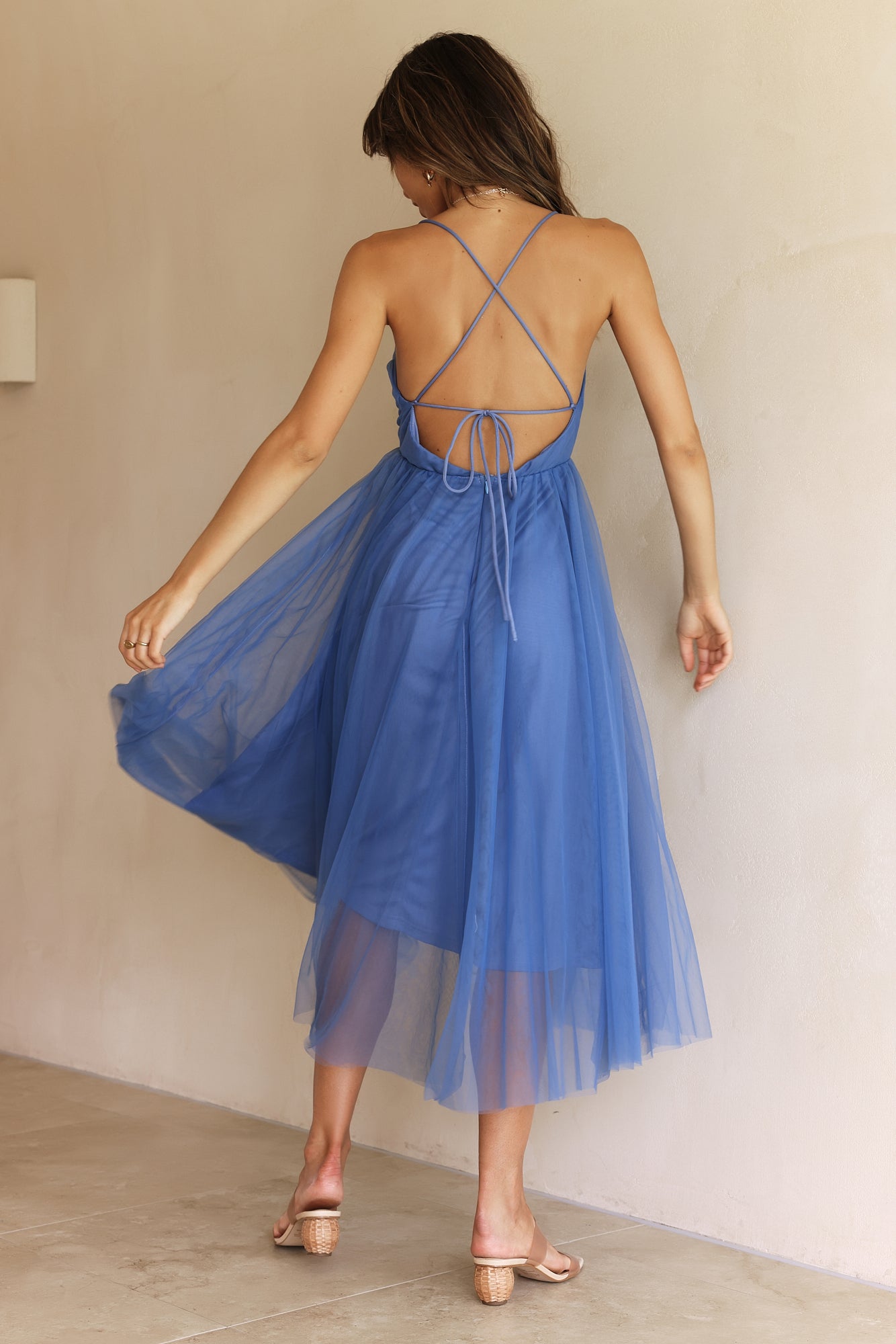 You Gotta Know Maxi Dress Blue-Roy Dress