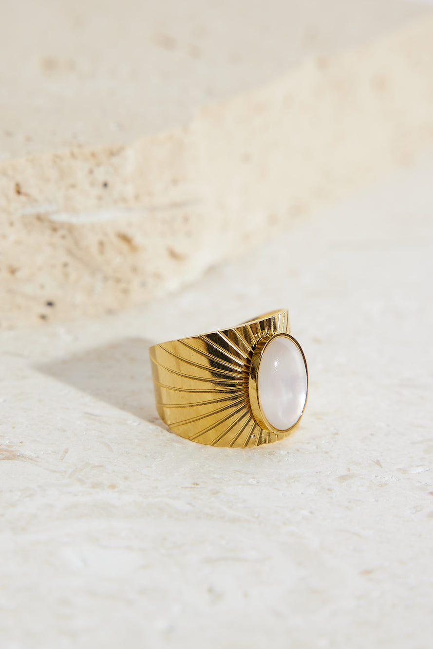 18K Gold Plated Made To Shine Ring Gold-Roy Dress