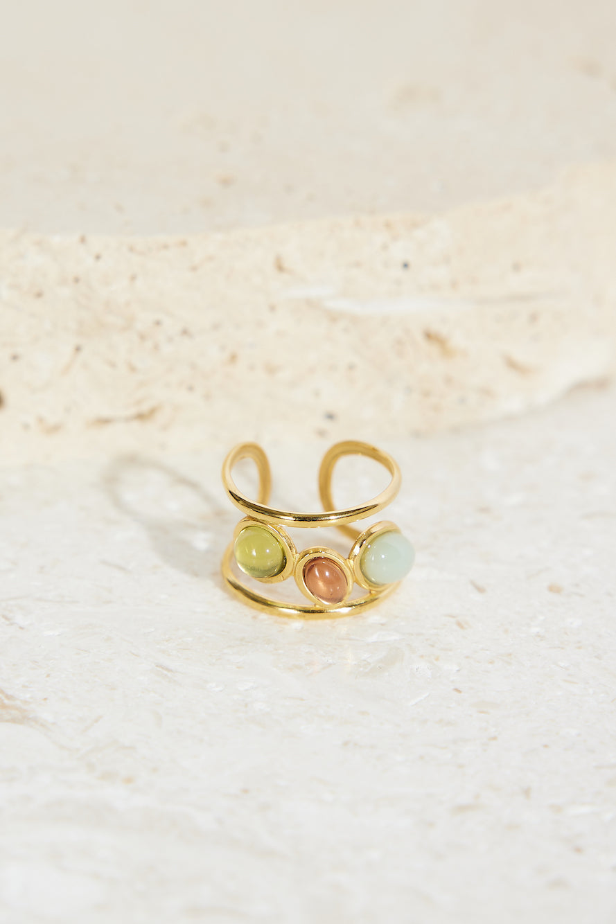 18K Gold Plated Finest Things Ring Gold-Roy Dress