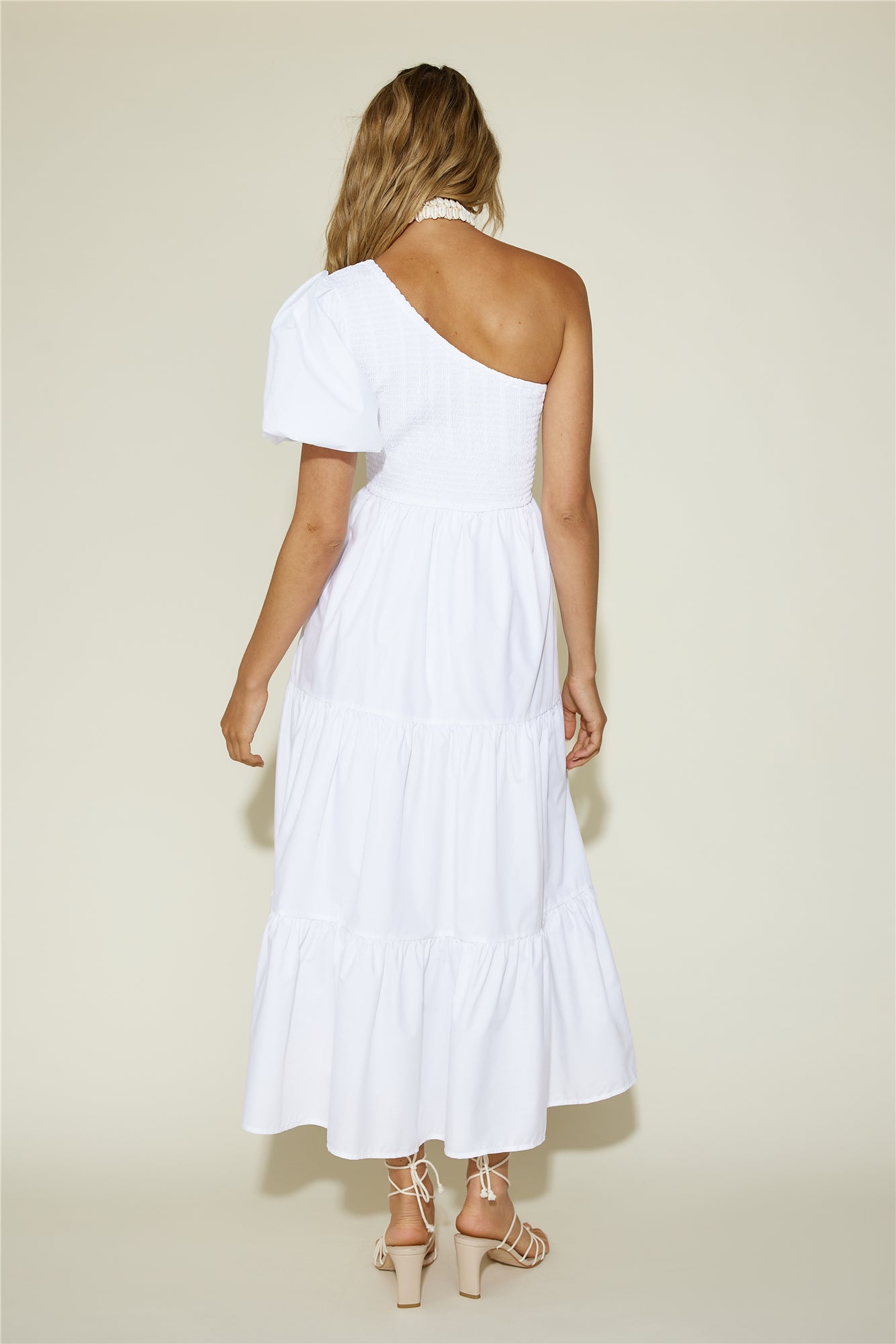 Strawberry Daiquiri Maxi Dress White-Roy Dress