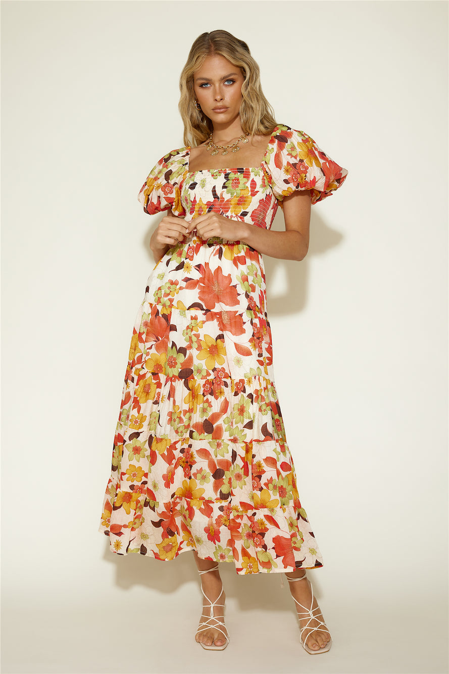 Autumn Dreams Maxi Dress Floral-Roy Dress