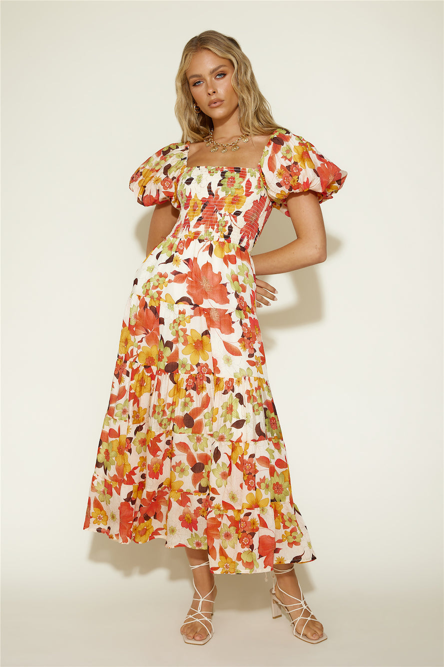 Autumn Dreams Maxi Dress Floral-Roy Dress