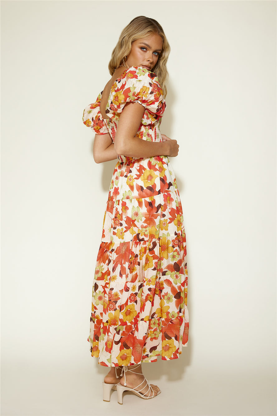 Autumn Dreams Maxi Dress Floral-Roy Dress