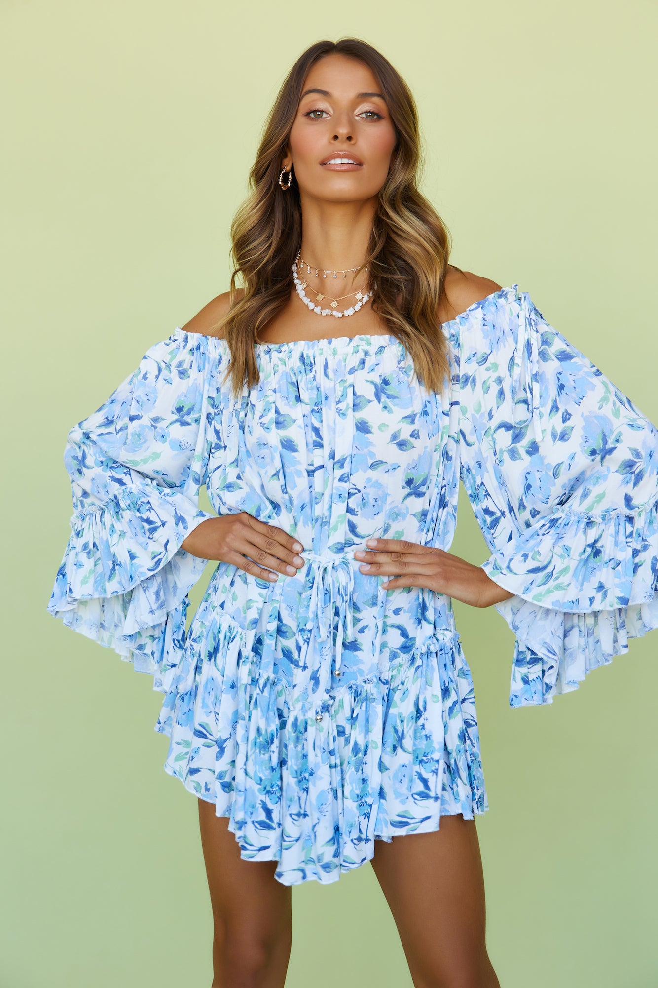 Cool Moon Dress Blue-Roy Dress