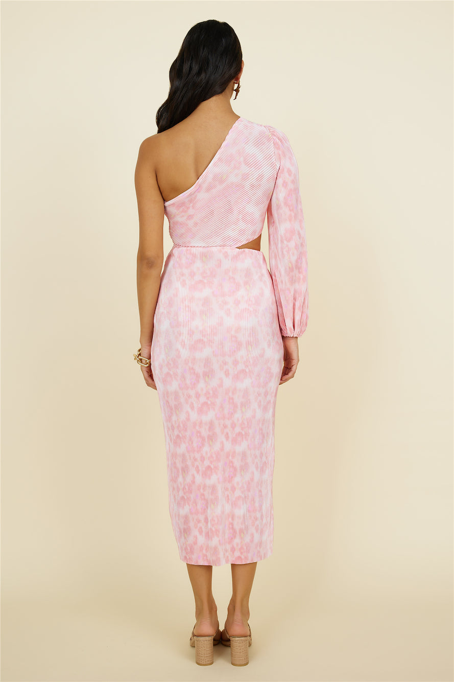 Timing Of It All Maxi Dress Pink-Roy Dress
