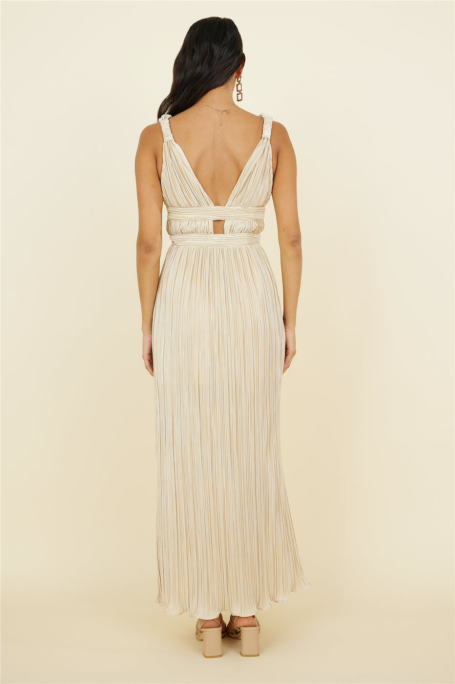 Jupiter Calling Maxi Dress Beige-Roy Dress