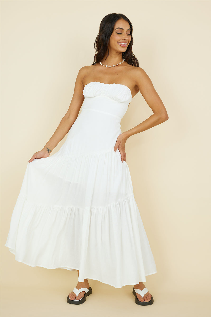 Névé Maxi Dress White-Roy Dress