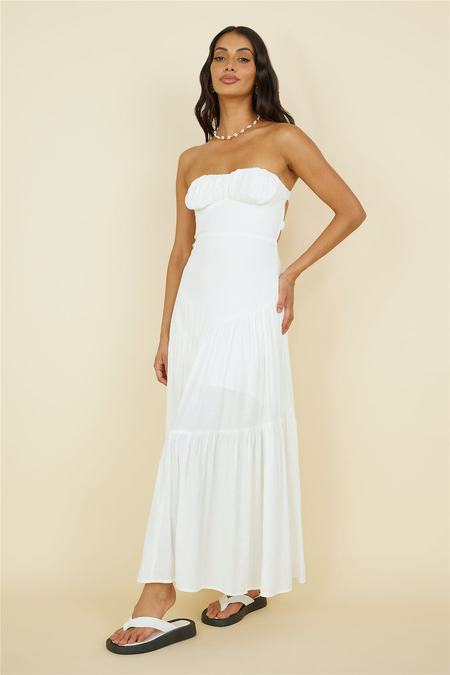 Névé Maxi Dress White-Roy Dress