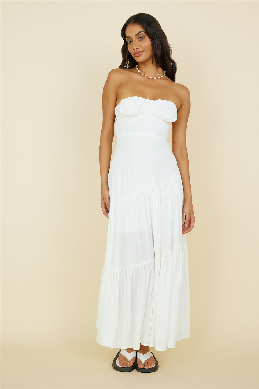 Névé Maxi Dress White-Roy Dress