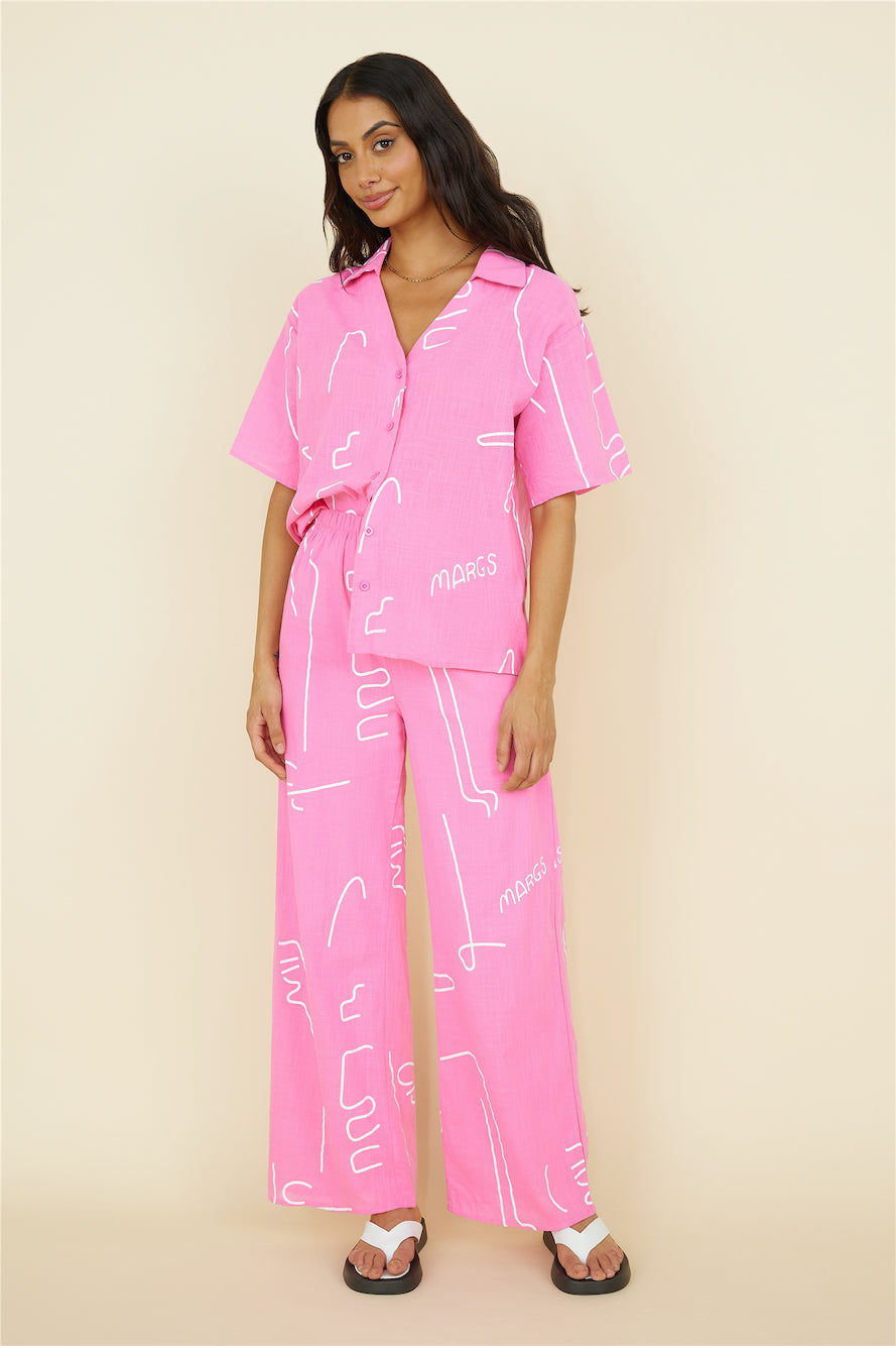 Drinks For Two Set Pink-Roy Dress