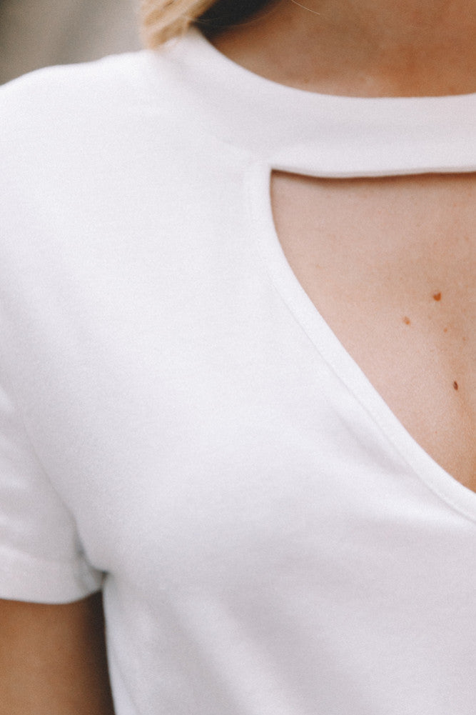 Tranquil Thoughts Top White-Roy Dress