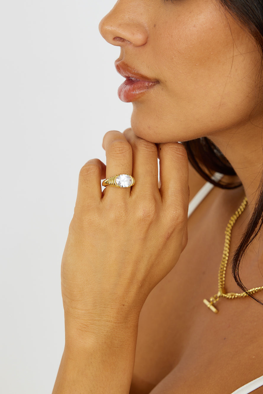 Carry On Ring Gold-Roy Dress