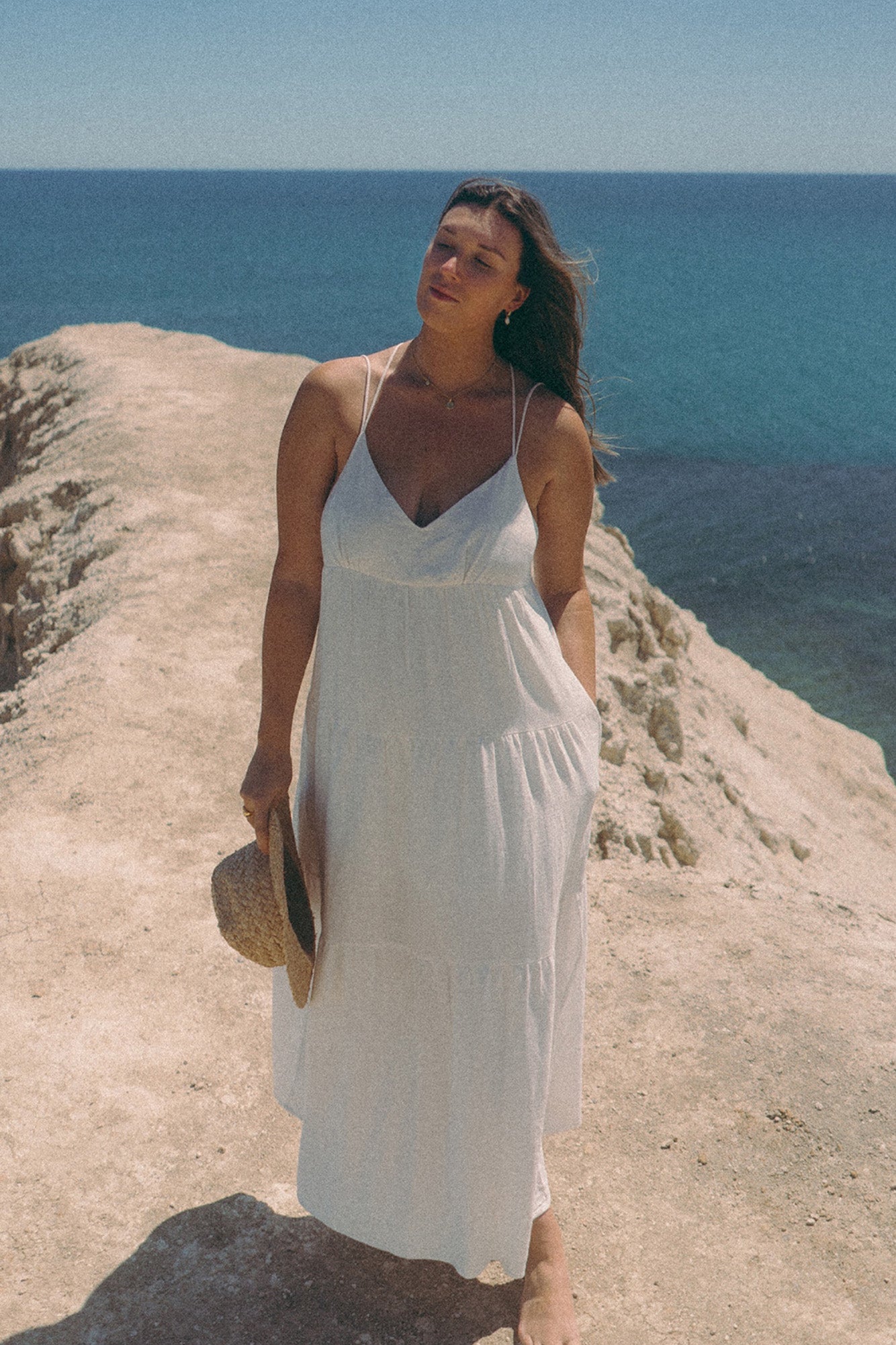 Carbell Maxi Dress White-Roy Dress