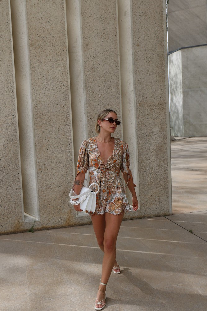 Bonita Romper Mustard-Roy Dress